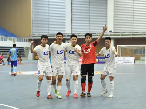 Giải Futsal vô địch quốc gia 2023: Thủ môn ghi bàn phút cuối giúp Sanvinest Khánh Hòa thoát thua