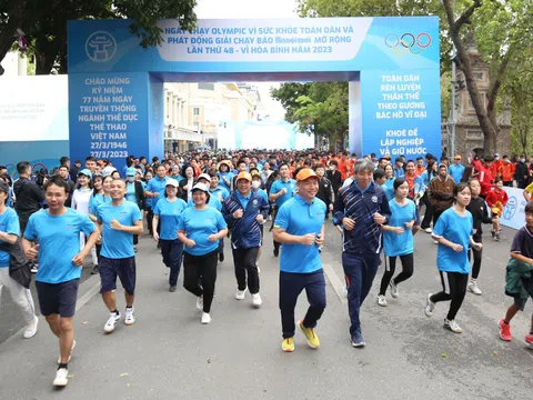 Khai mạc Ngày chạy Olympic và giải chạy Báo Hà Nội mới mở rộng lần thứ 48