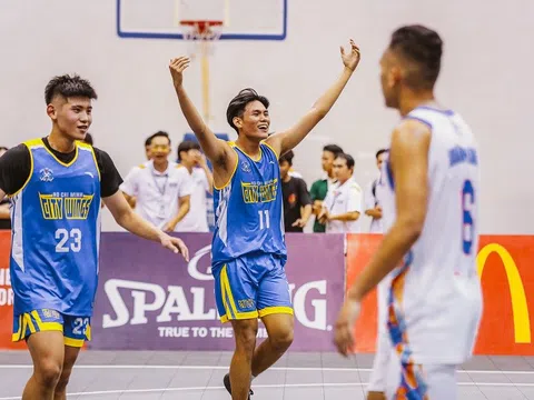 Ho Chi Minh City Wings toàn thắng 3 trận trong ngày thi đấu đầu tiên của chặng 3 giải VBA 3x3 Men U20