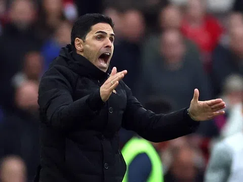 Ông Mikel Arteta không tiếc lời khen ngợi Liverpool