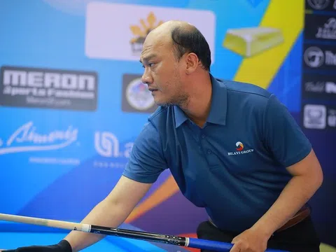 Mã Xuân Cường khởi đầu thuận lợi Tour 1 giải Billiards Carom 3 băng HBSF Cup 2023