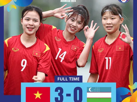 U17 nữ Việt Nam giành quyền vào Vòng loại thứ hai giải Bóng đá U17 nữ châu Á 2024