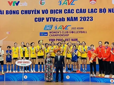 Việt Nam vô địch giải Bóng chuyền các Câu lạc bộ nữ châu Á 2023