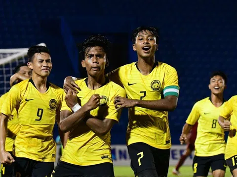 U22 Malaysia thắng thuyết phục U22 Lào