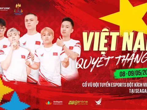 Đội tuyển eSport Đột kích Việt Nam quyết bảo vệ tấm huy chương vàng SEA Games