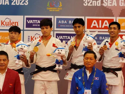 Đội tuyển judo vượt xa chỉ tiêu huy chương vàng tại SEA Games 32