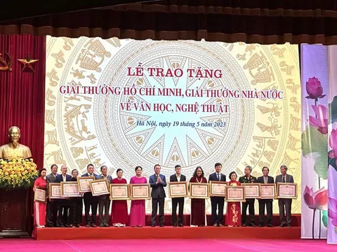 Trao tặng Giải thưởng Hồ Chí Minh, Giải thưởng Nhà nước về văn học, nghệ thuật năm 2022 tặng 128 tác giả, đồng tác giả