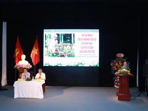 Diễn đàn văn hóa "Hồ Chí Minh với sự nghiệp bảo vệ và phát huy giá trị di sản văn hóa dân tộc"