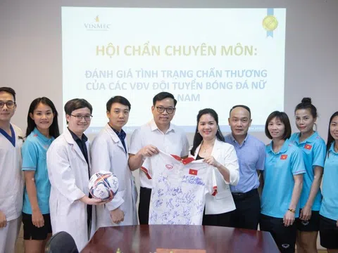 Tuyển bóng đá nữ Việt Nam kiểm tra toàn diện sức khoẻ theo bộ tiêu chuẩn đánh giá FIFA