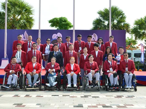 Các đoàn Thể thao đã tới Campuchia, sẵn sàng cho ASEAN Para Games lần thứ 12