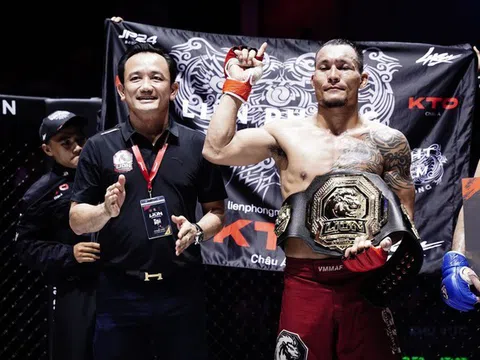 Đánh bại Kamil Michal, Quang Lộc bảo vệ thành công đai vô địch LION Championship