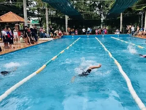 Huyện Phú Giáo phát động toàn dân tập luyện môn bơi và phòng chống đuối nước 2023