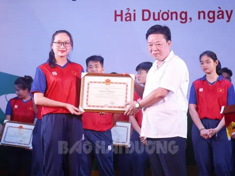Hải Dương vinh danh huấn luyện viên, vận động viên tiêu biểu tại SEA Games 32