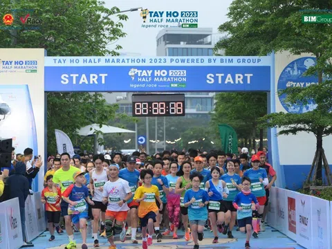 Giải Chạy Tay Ho Half Marathon 2023 - Powered by BIM Group: Thử thách chạy bộ đổi cây xanh 