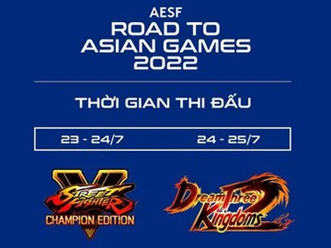 Thể thao điện tử Việt Nam đăng ký thêm 2 bộ môn ở Road To Asian Games 2022