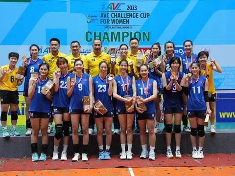 Thắng Indonesia, Việt Nam vô địch giải Bóng chuyền nữ AVC Challenge Cup 2023