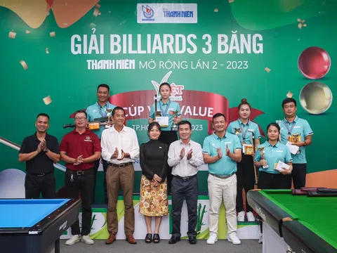 Giải Billiards Thanh Niên mở rộng 2023: Nguyễn Hoàng Yến Nhi giành chức vô địch