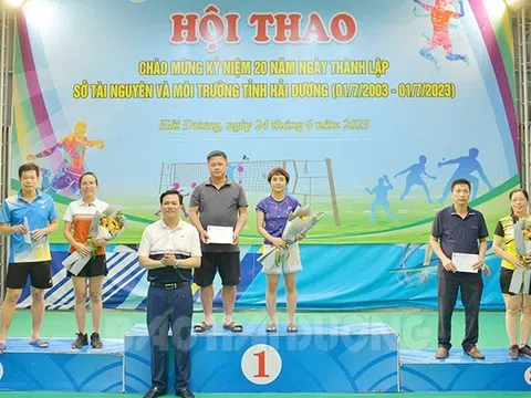 Hội thao ngành Tài nguyên và Môi trường tỉnh Hải Dương