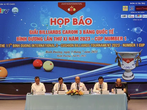 Nhà vô địch World Cup Porto dự giải Billiards Carom 3 băng quốc tế Bình Dương