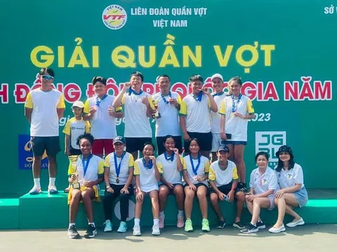 TP.HCM dẫn đầu tại giải Quần vợt đồng đội quốc gia 2023