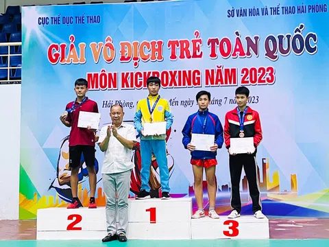 Hà Nội dẫn đầu tại giải Kickboxing trẻ vô địch quốc gia 2023