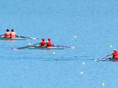 Hải Dương đứng đầu giải Rowing trẻ quốc gia 2023