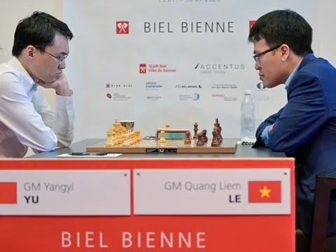 Hạ kỳ thủ Trung Quốc, Lê Quang Liêm dẫn đầu Festival cờ Vua Biel Grandmaster 2023