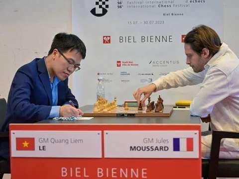 Lê Quang Liêm mất ngôi đầu tại Festival cờ Vua Biel Grandmaster 2023