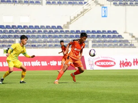 Vòng chung kết Giải Vô địch U15 Quốc gia - Cúp Acecook 2023: Hồng Lĩnh Hà Tĩnh mở màn ngoạn mục