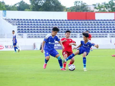 Lượt 2 Vòng chung kết Giải Vô địch U15 Quốc gia - Cúp Acecook 2023  (Bảng A): Hồng Lĩnh Hà Tĩnh giành vé đi tiếp