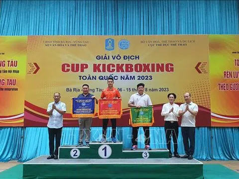 Hà Nội giành giải Nhất toàn đoàn Giải vô địch Cup KickBoxing toàn quốc năm 2023
