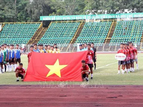 Đại hội Thể thao ĐBSCL lần thứ IX: Khai mạc môn Bóng đá nam và Jujitsu tại Cần Thơ