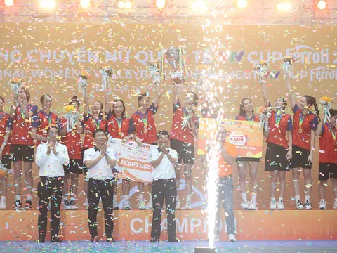 Đội tuyển Việt Nam 1 vô địch giải Bóng chuyền nữ quốc tế VTV Cup 2023