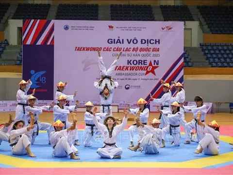 Khai mạc giải vô địch Taekwondo các câu lạc bộ Quốc gia
