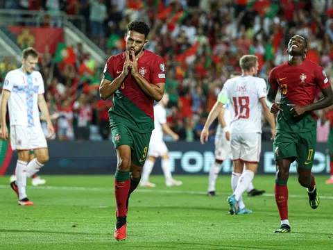 Bồ Đào Nha lập kỷ lục sau đại thắng trước Luxembourg