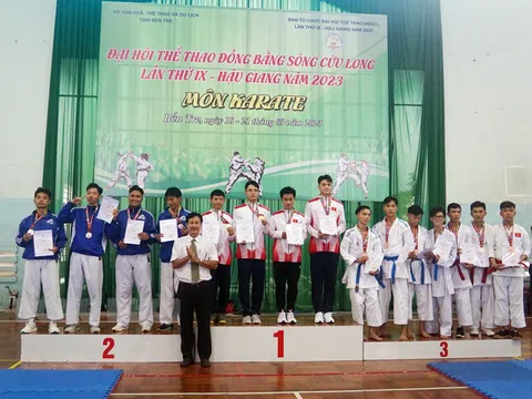 Giải Karate Đại hội Thể thao đồng bằng sông Cửu Long lần thứ IX