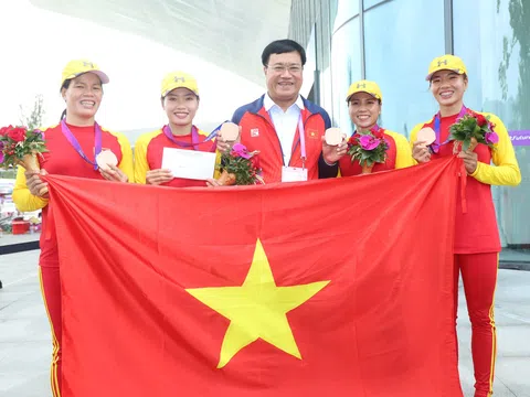 ASIAD 19: Rowing giành huy chương đầu tiên cho đoàn Thể thao Việt Nam