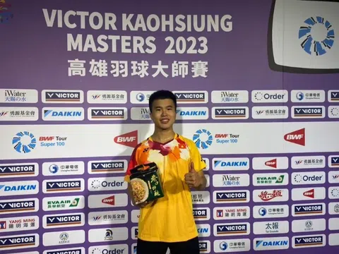 Nguyễn Hải Đăng dừng bước ở vòng 1 giải Cầu lông Kaohsiung Masters 2023