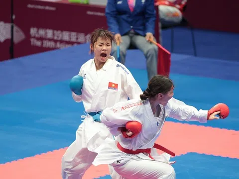 Môn Karate ASIAD 19: Nguyễn Thị Ngoan tranh huy chương vàng