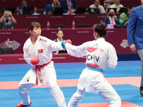 Môn Karate ASIAD 19: Nguyễn Thị Ngoan lỡ cơ hội giành huy chương vàng