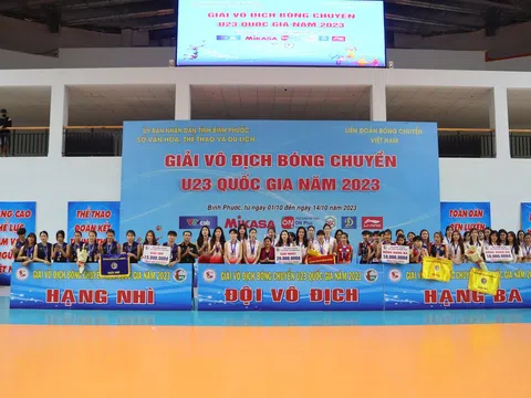 Giải Bóng chuyền U23 quốc gia: Nữ Binh chủng Thông tin và nam Thể Công Tân Cảng giành chức vô địch