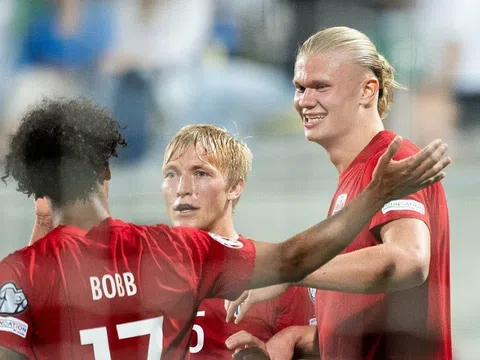 Erling Haaland lập cú đúp, Na Uy thắng đậm tại vòng loại Euro 2024