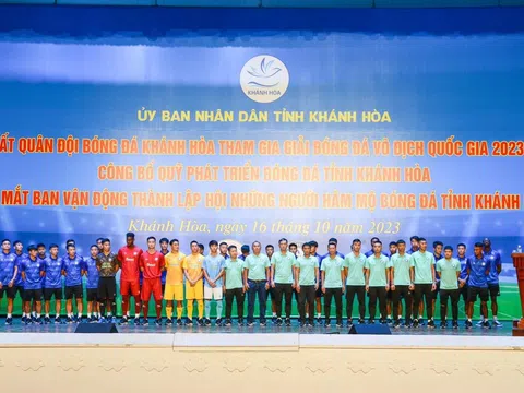 Câu lạc bộ Khánh Hòa tổ chức xuất quân V.League 2023-2024