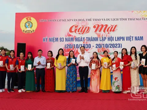 Sở Văn hóa, Thể thao và Du lịch Thái Nguyên biểu dương, khen thưởng các nữ vận động viên xuất sắc