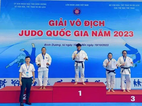 Thành phố Hồ Chí Minh dẫn đầu giải vô địch Judo quốc gia 2023