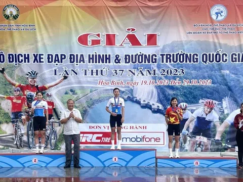Giải vô địch Xe đạp địa hình quốc gia 2023: Đinh Thị Như Quỳnh tỏa sáng ở nội dung băng đồng Olympic