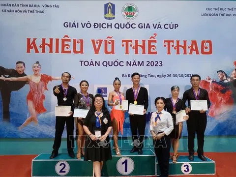 Bế mạc giải vô địch quốc gia và Cúp Khiêu vũ thể thao toàn quốc năm 2023