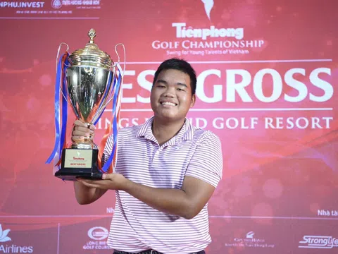 Tiền Phong Golf Championship 2023: Golfer 16 tuổi Nguyễn Đức Sơn giành ngôi vô địch