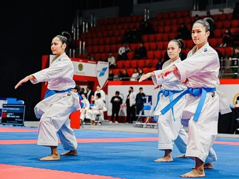 Giải Karate Thiếu niên, Trẻ châu Á 2023: Việt Nam giành huy chương vàng đồng đội nữ