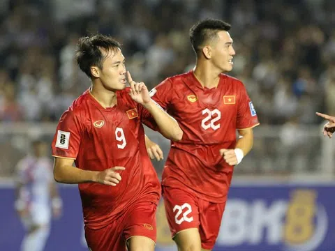 Vòng loại thứ hai World Cup 2026 khu vực châu Á: Văn Toàn giải tỏa "cơn khát" bàn thắng ở đội tuyển